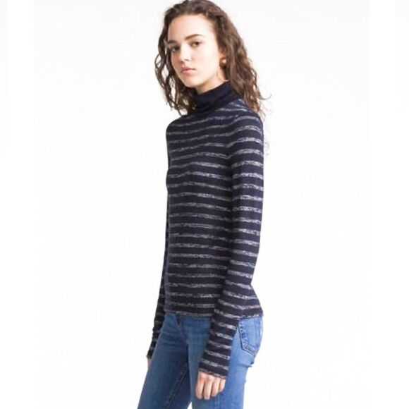 NWT Rag & Bone Stripe Landon T-Neck - Picture 2 of 6